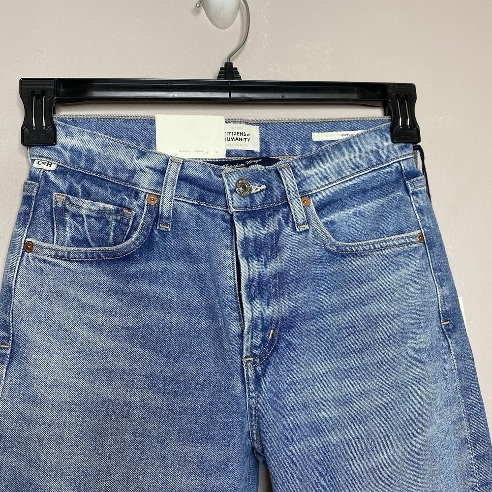 CITIZENS OF‎ HUMANITY SKYLA MID RISE CIGARETTE LEG JEANS Premium Vintage Sz 24 - Picture 7 of 16